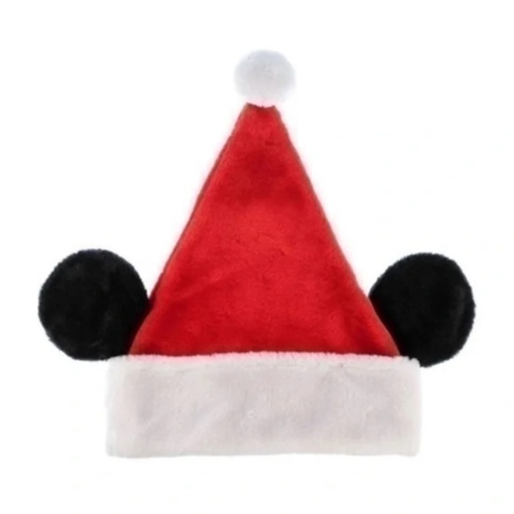 NWT. DISNEY Mickey Mouse Santa Hat